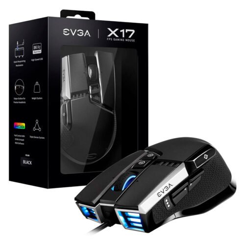 MOUSE EVGA GAMER X17 GAMING MOUSE BLACK