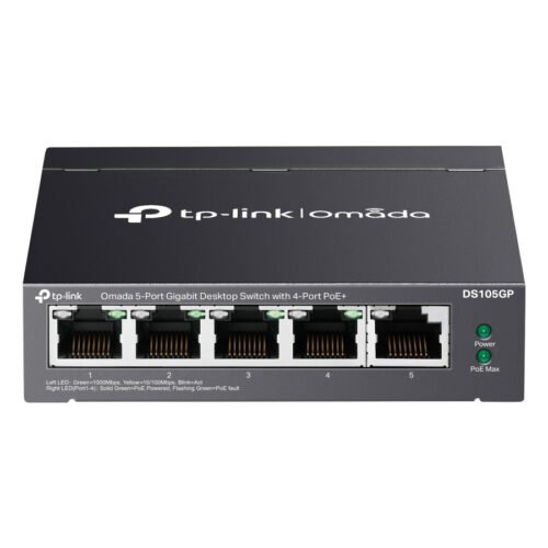TP-LINK DS105GP SWITCH 5P GIGABIT 4 POE OMADA
