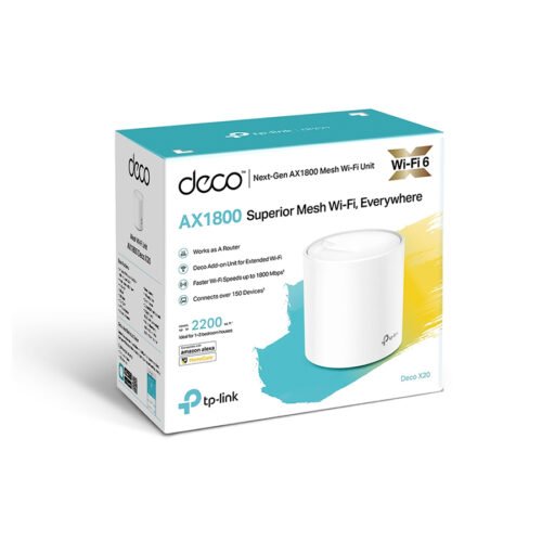 MESH TP-LINK DECO X20 PACK DE 1 AX1800 WIFI GIGABIT