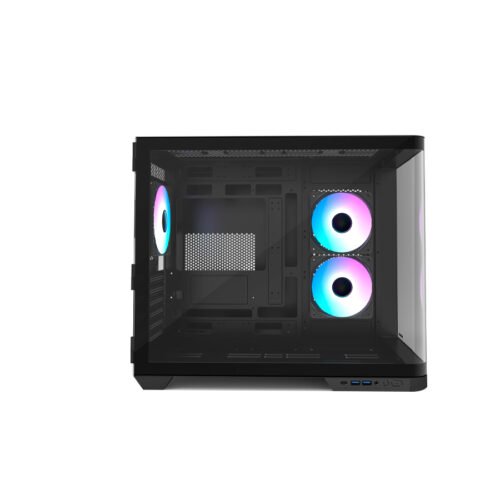 GABINETE GAMER RAIDMAX INFINITA i630 FISHTANK CURVED GLASS ARGB BLACK - Imagen 3