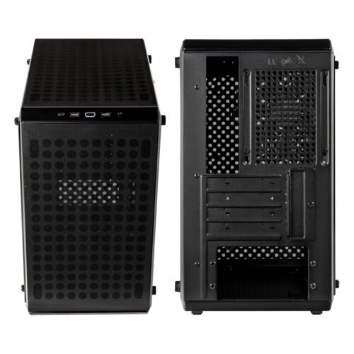GABINETE GAMER COOLERMASTER Q 300L V2 MINI TOWER BLACK - Imagen 2