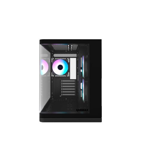 GABINETE GAMER RAIDMAX INFINITA i630 FISHTANK CURVED GLASS ARGB BLACK - Imagen 2