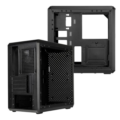 GABINETE GAMER COOLERMASTER Q 300L V2 MINI TOWER BLACK - Imagen 3