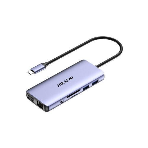 HUB HIKSEMI 11EN1 USB TYPE C RJ45 HDMI SD USB 3.0 X2 / USB 2.0 X2
