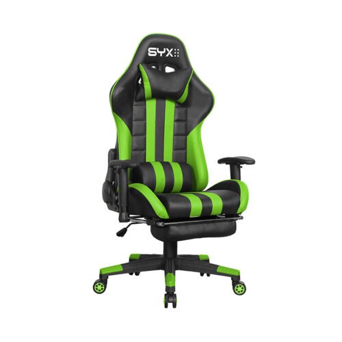 SILLA GAMER SYX CH-059 GR VERDE GREEN - Imagen 2