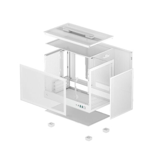 GABINETE GAMER DEEPCOOL CH160 ITX WHITE - Imagen 2