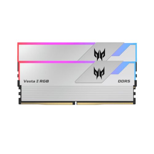 MEMORIA RAM 32GB (2X16) DDR5 6400 PREDATOR VESTA II RGB SILVER
