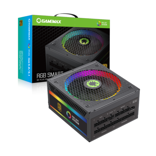 FUENTE GAMEMAX 1050W RGB-SMART 1050 P GOLD