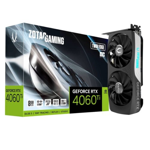 PLACA DE VIDEO ZOTAC RTX 4060 TI OC 8GB TWIN EDGE DDR6
