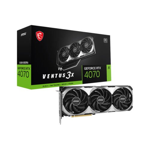 VIDEO GEFORCE RTX 4070 12GB MSI VENTUS 3X E1