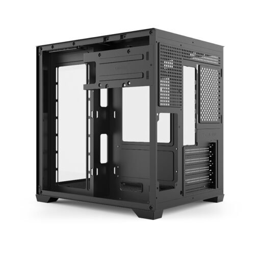 GABINETE SENTEY A5 BLACK VIDRIO TEMPLADO 5 FAN RGB FIJO - Imagen 2