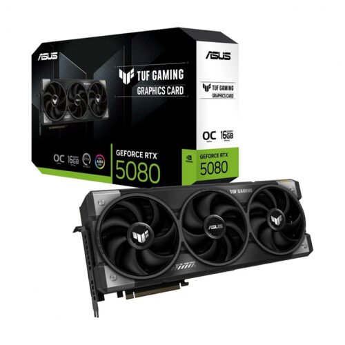 VIDEO GEFORCE RTX 5080 16GB ASUS TUF GAMING OC GDDR7