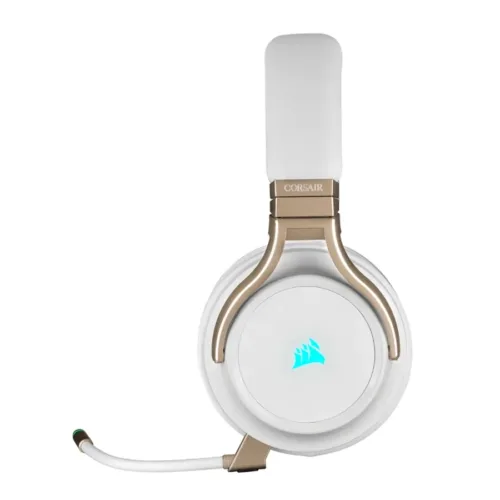 AURICULAR GAMER CORSAIR VIRTUOSO WIRELESS RGB HIFI PERLA - Imagen 2