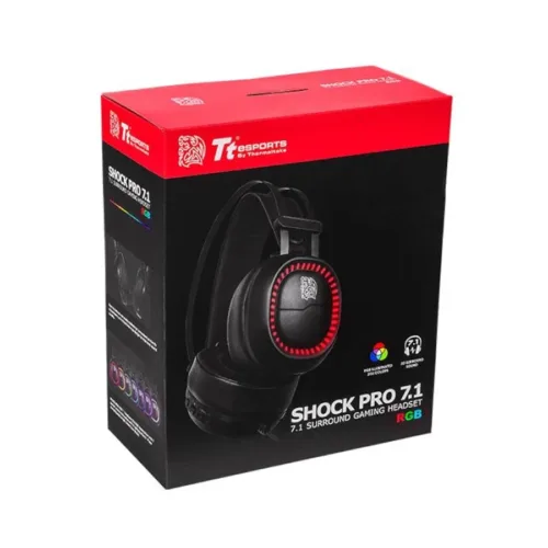 AURICULAR TT SHOCK PRO RGB 7.1 BLACK - Imagen 5