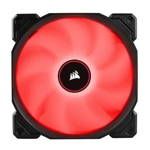 FAN COOLER CORSAIR AF120 LED AIR SERIES  RED 120MM FAN - Imagen 2