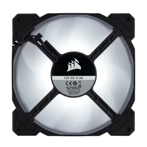 FAN COOLER CORSAIR AF140 LED (2018) 140MM WHITE FAN PACK X2 - Imagen 3