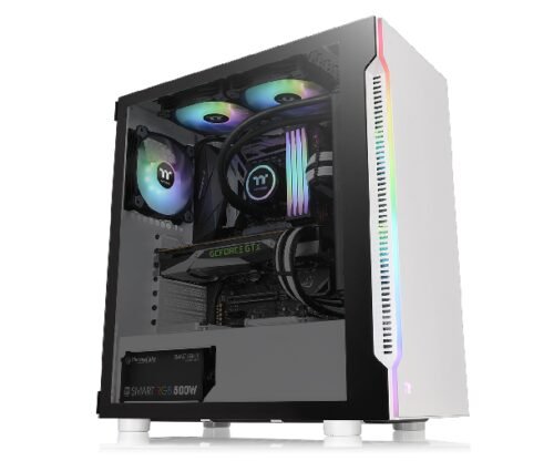 GABINETE GAMER THERMALTAKE S500 TG WHITE