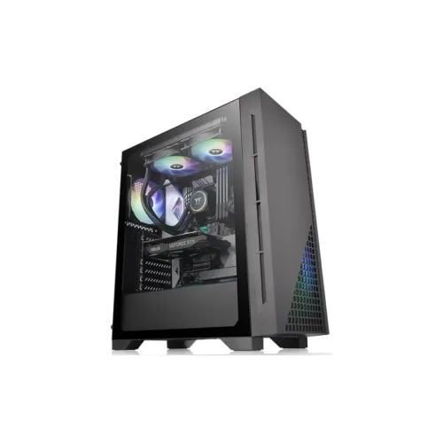 GABINETE GAMER THERMALTAKE H330 TG BLACK GLASS