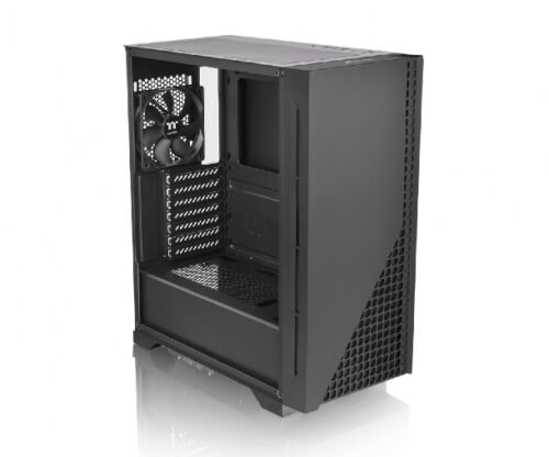 GABINETE GAMER THERMALTAKE H330 TG BLACK GLASS - Imagen 2