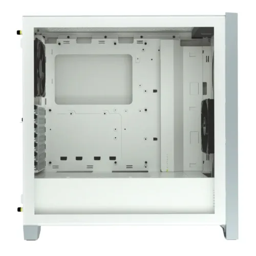 GABINETE CORSAIR 4000D TG ATX WHITE 2 FANS - Imagen 4