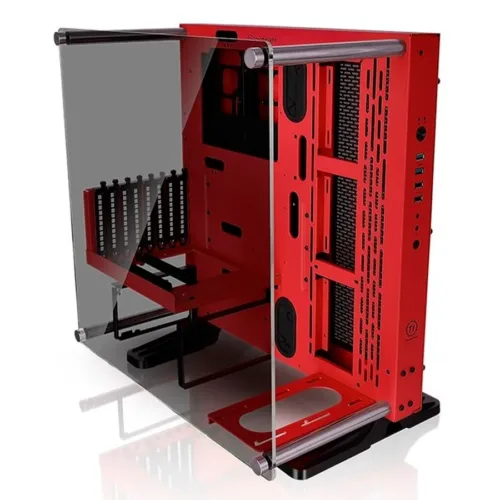 GABINETE GAMER THERMALTAKE CORE P3 RED GLASS