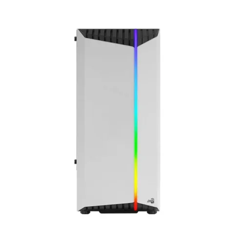 GABINETE AEROCOOL BIONIC V2 WHITE 1 FAN RGB ATX - Imagen 2