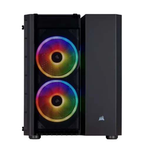 GABINETE CORSAIR 280X RGB TG BLACK ATX 2 FANS RGB - Imagen 2