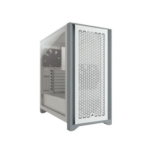 GABINETE CORSAIR 4000D ICUE RGB ATX WHITE 2 FANS