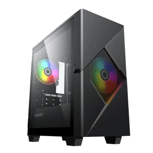 GABINETE GAMEMAX CONTACT BG COC ATX 2X FAN ARGB - Imagen 3