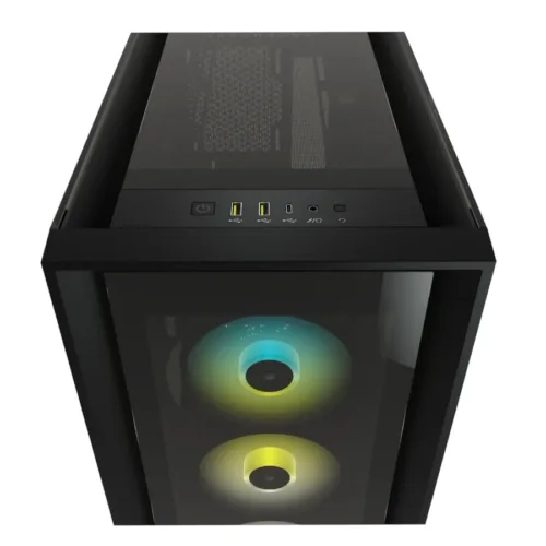 GABINETE CORSAIR ICUE 5000X RGB TG ATX BLACK - Imagen 2