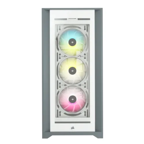 GABINETE CORSAIR ICUE 5000X RGB TG ATX WHITE - Imagen 2