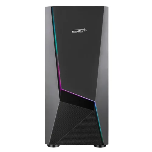GABINETE GAMER SENTEY PM20 CON PANEL ACRILICO TRANSPARENTE - Imagen 2