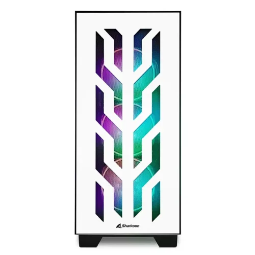 GABINETE SHARKOON ELITE SHARK CA300T WHITE - Imagen 2