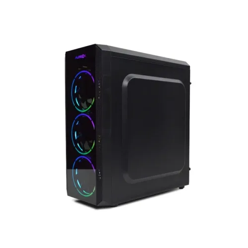 GABINETE AUREOX HYDRA PLUS ATX 4 FANS RGB - Imagen 2