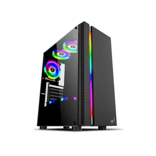 GABINETE SP LOULAN CG-9900-C RGB + COOLER ACRILICO