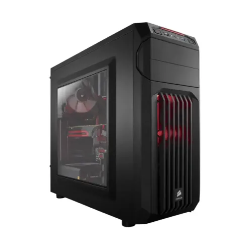 GABINETE CORSAIR CARBIDE SPEC-01 MID-TOWER LED RED ACRILICO