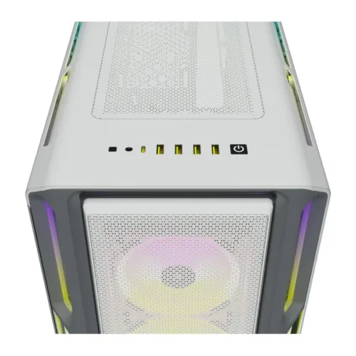 GABINETE CORSAIR ICUE 5000T RGB TG MID-TOWER WHITE - Imagen 2