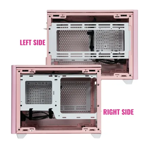 GABINETE COOLERMASTER NR200P PINK ITX MASTERBOX - Imagen 6