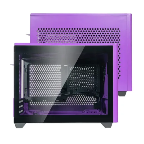 GABINETE COOLERMASTER NR200P PURPLE ITX MASTERBOX - Imagen 3