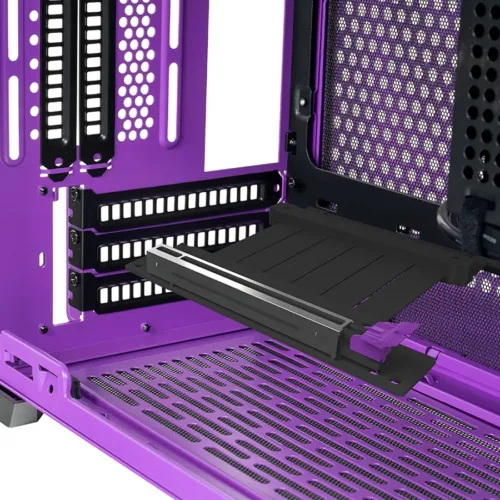 GABINETE COOLERMASTER NR200P PURPLE ITX MASTERBOX - Imagen 5