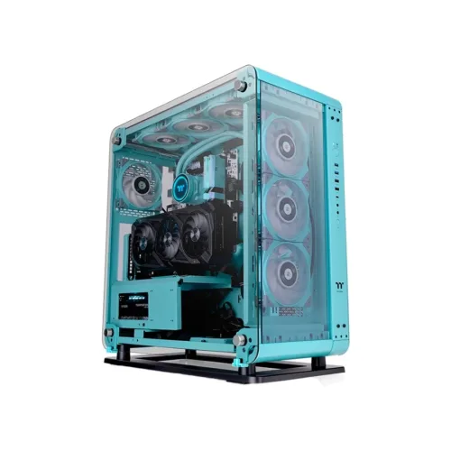 GABINETE THERMALTAKE CORE P6 MID-TOWER TG X3 TURQUOISE