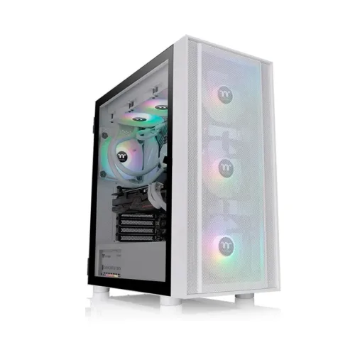 GABINETE THERMALTAKE H570 SNOW ATX TG FAN X3 ARGB MESH