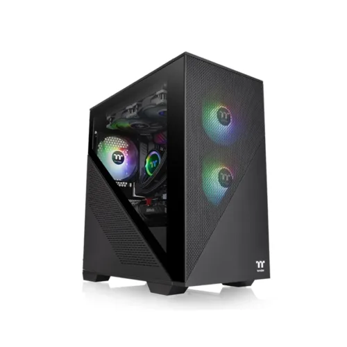 GABINETE GAMER THERMALTAKE DIVIDER 170 TG FAN X2 ARGB BLACK