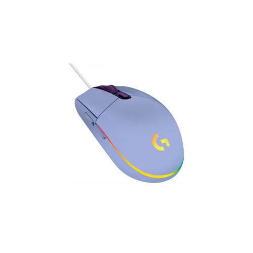 MOUSE GAMER LOGITECH G203 GAMING LILA RGB