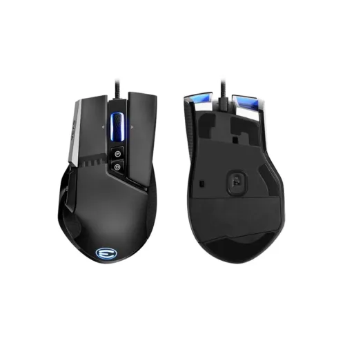MOUSE GAMER EVGA X12 WIRE RETAIL BLACK - Imagen 2