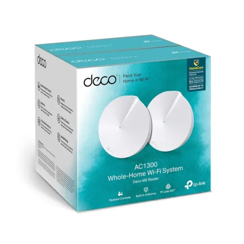 MESH TP-LINK DECO M5 PACK DE 2 AC1300 GIGA WIFI SYSTEM