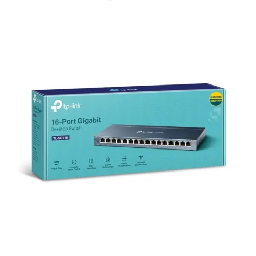 SWITCH TP LINK TL-SG116 16P GIGABIT NO GESTIONABLE