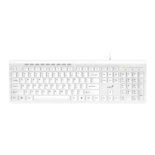 TECLADO GENIUS SLIMSTAR 230 USB WHITE