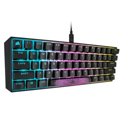 TECLADO CORSAIR GAMER K65 RGB MINI CHERRY MX SPEED - Imagen 2