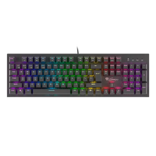TECLADO GAMER GENESIS THOR 300 RGB ES LAYOUT BACKLIGHT BROWN